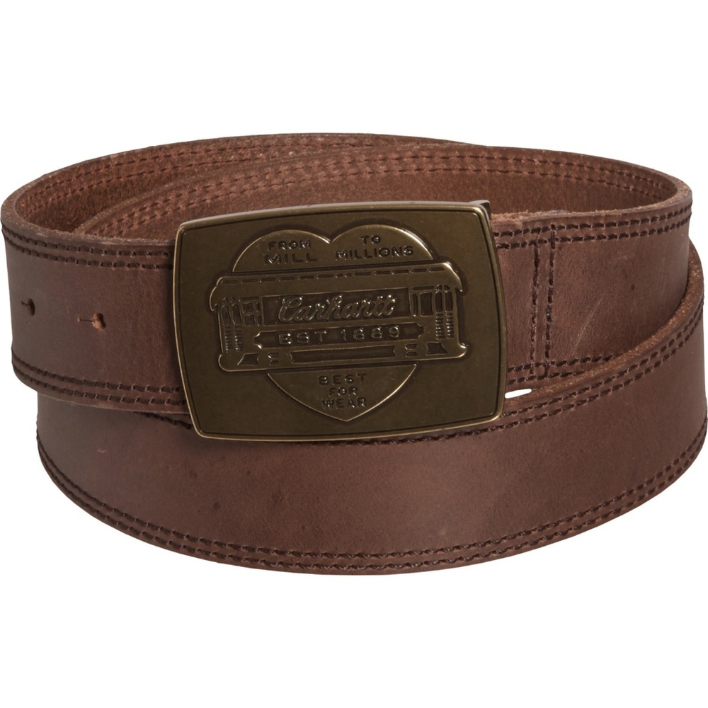Carhartt Trolley Plaque Leather Belt - Picture 3 of 7